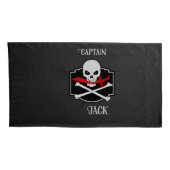 Gepersonaliseerde Jolly Roger (Cutlass) Kussensloop (Achterkant-Rechts)