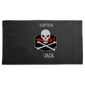 Gepersonaliseerde Jolly Roger (Cutlass) Kussensloop (Voorkant-Rechts)