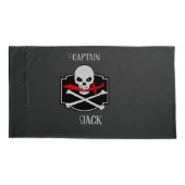 Gepersonaliseerde Jolly Roger (Cutlass) Kussensloop (Achterkant-Links)