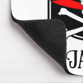Gepersonaliseerde Jolly Roger (Cutlass) Muismat (Hoek)