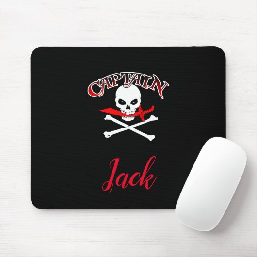 Gepersonaliseerde Jolly Roger (Cutlass) Muismat (Met muis)