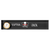 Gepersonaliseerde Jolly Roger (Cutlass) Naambordje (Voorkant)