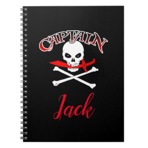 Gepersonaliseerde Jolly Roger (Cutlass) Notitieboek