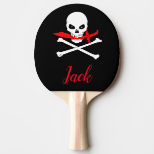 Gepersonaliseerde Jolly Roger (Cutlass) Ping Pong  Tafeltennisbatje