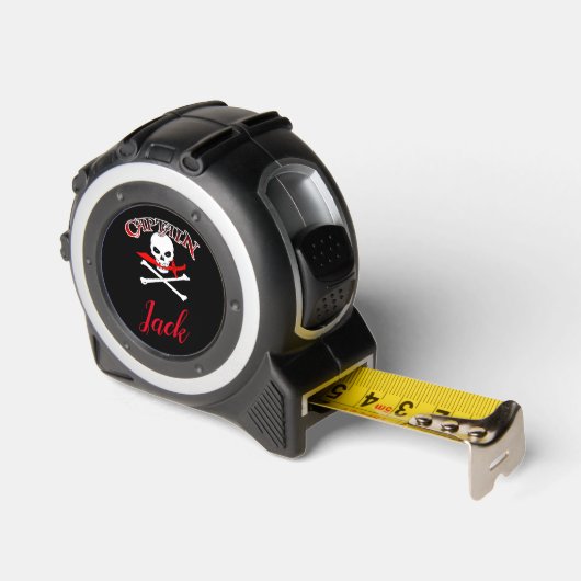 Gepersonaliseerde Jolly Roger (Cutlass) Rolmaat (Hoek)