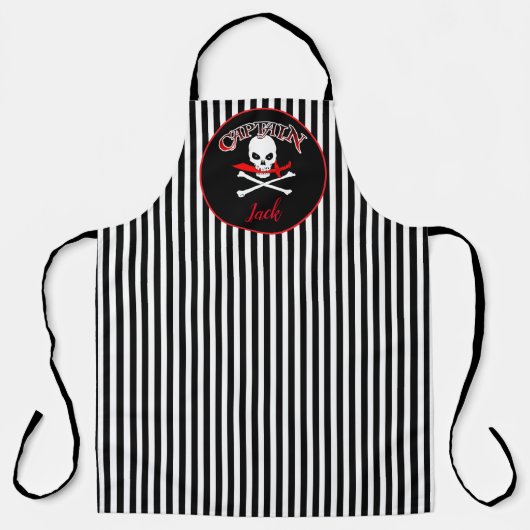 Gepersonaliseerde Jolly Roger (Cutlass) Schort (Voorkant)