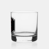 Gepersonaliseerde Jolly Roger (Cutlass) Whisky Glas (Links)