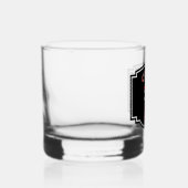 Gepersonaliseerde Jolly Roger (Cutlass) Whisky Glas (Rechts)