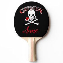 Gepersonaliseerde Jolly Roger (Roos) Ping Pong Pad