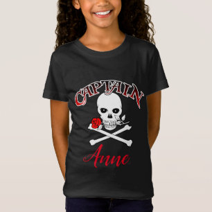 Gepersonaliseerde Jolly Roger (Roos) T-shirt