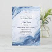 Gepersonaliseerde Jongen Bevestiging Uitnodigingen (Staand voorkant)