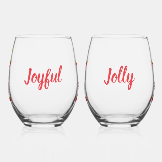 Gepersonaliseerde jongen en meisje elf wijnglas zonder voet (Links)