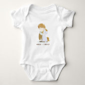 Gepersonaliseerde jongen en Pony Romper (Voorkant)