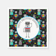 Gepersonaliseerde jongen's Birthday Robot