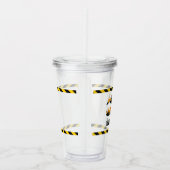 Gepersonaliseerde Jongens Bouw Digger Tumbler Acryl Drinkbeker (Rechts)