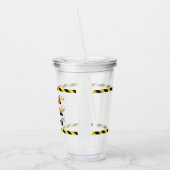 Gepersonaliseerde Jongens Bouw Digger Tumbler Acryl Drinkbeker (Links)