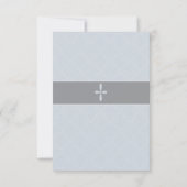 Gepersonaliseerde Jongens Doop, Uitnodiging voor d (Achterkant)