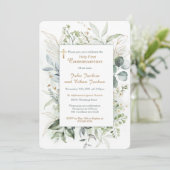 Gepersonaliseerde jongens eerste communie kaart (Staand voorkant)