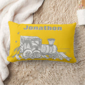 Gepersonaliseerde Jongens Kamer Grijs Geel Choo Ch Kussen (Deken)