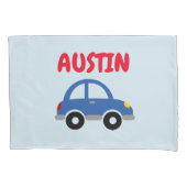 Gepersonaliseerde jongens kamer kussen met schatti kussensloop (Voorkant)