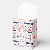 Gepersonaliseerde jongens nautische verjaardag bedankdoosjes (Geopend)