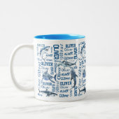 Gepersonaliseerde jongens noemen mok met haaiendra (Links)