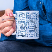 Gepersonaliseerde jongens noemen mok met haaiendra