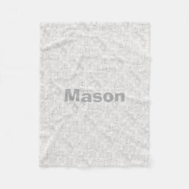 Gepersonaliseerde Jongensruimte Modern Teepee Arro Fleece Deken