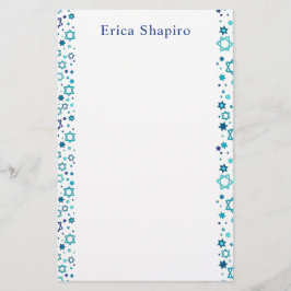 Gepersonaliseerde Joodse Ster Briefpapier