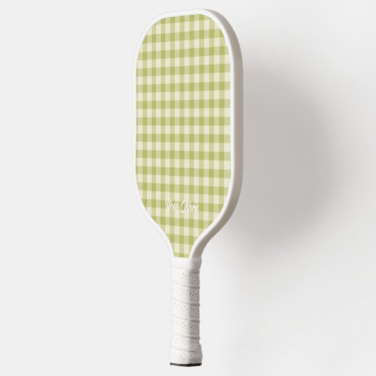 Gepersonaliseerde Jouw naam Barbie Ken Olive Gingh Pickleball Paddle (Links)