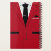 Gepersonaliseerde Jouw naam Business Planner Grapp (Achterkant)