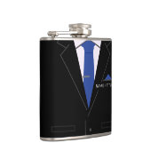 Gepersonaliseerde Jouw naam Flask Funny Business G Heupfles (Rechts)
