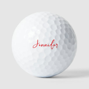Gepersonaliseerde Jouw naam huwelijkscadeau Golfballen