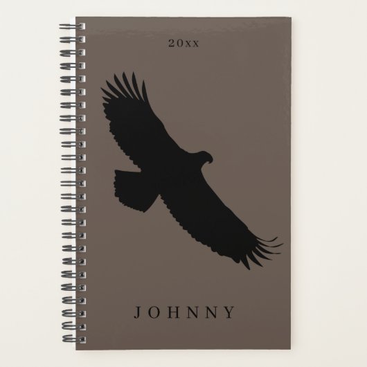 Gepersonaliseerde Jouw naam jaarplanner met Eagle Planner (Voorkant)