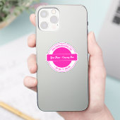 Gepersonaliseerde Jouw naam Tekst Sticker Aangepas (Telefoon)