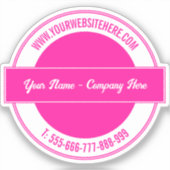 Gepersonaliseerde Jouw naam Tekst Sticker Aangepas (Voorkant)