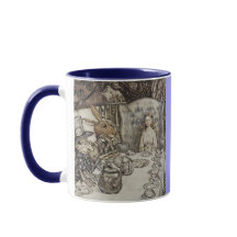 Gepersonaliseerde Jouw naam Vintage Alice in Wonde