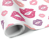 Gepersonaliseerde Jouw namen op mijn lippen Cadeaupapier (Rol Hoek)