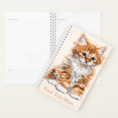 Gepersonaliseerde Jouw tekst Planner met Schattige (Display)