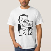 Gepersonaliseerde jouw tekst toevoegen t-shirt (Voorkant)