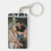 Gepersonaliseerde Jubileum cadeaus voor hem Sleutelhanger (achterkant)