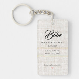 Gepersonaliseerde Jubileum cadeaus voor hem Sleutelhanger