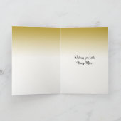 Gepersonaliseerde Jubileum-fotokaart Kaart (Binnen)