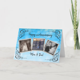 Gepersonaliseerde Jubileum fotokaart Kaart