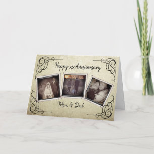 Gepersonaliseerde Jubileum fotokaart Kaart