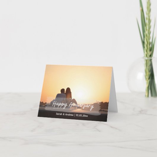 Gepersonaliseerde Jubileum geschenken - Custom paa Feestdagen Kaart (Voorkant)