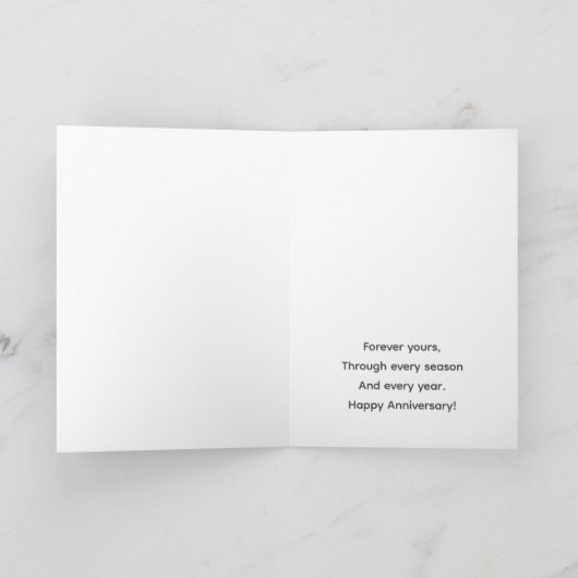 Gepersonaliseerde Jubileum geschenken - Custom paa Feestdagen Kaart (Binnen)