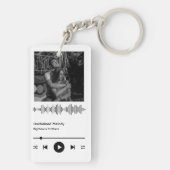 Gepersonaliseerde Jubileum geschenken - Custom paa Sleutelhanger (achterkant)