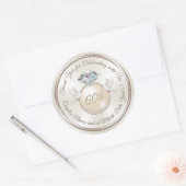 Gepersonaliseerde Jubileum Party Favor Stickers (Envelop)