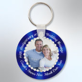 Gepersonaliseerde, Jubileum Party Favors voor gast Sleutelhanger